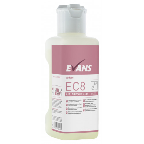Evans E:Dose EC8 Air Freshener - Air freshener and fabric deodoriser c/w dosing cap Per 1Ltr (A017AEV)
