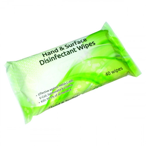 EcoTech Hand and Surface Disinfectant Wipes 40 Sheets (Pack of 16) FPHSD40