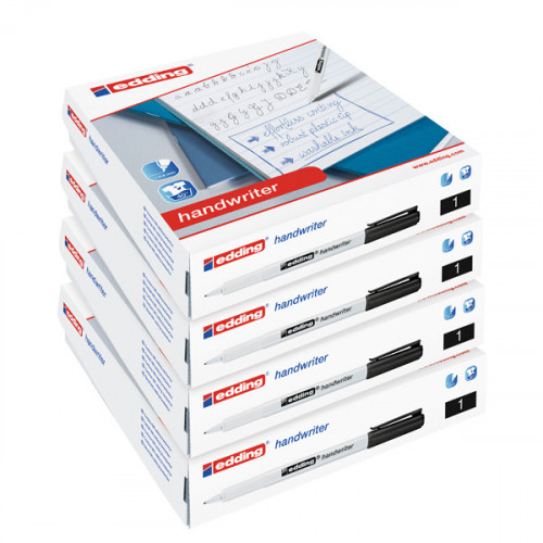 Edding Handwriter Class Pack Black (Pack of 200) 5 for 4 ED810671