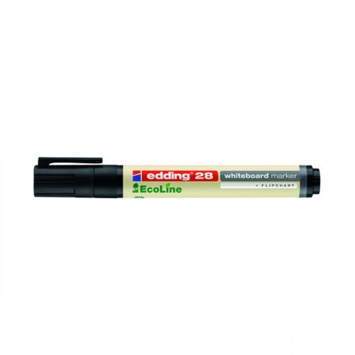Edding Ecoline Drywipe Marker Black (Pack of 10) 28-001