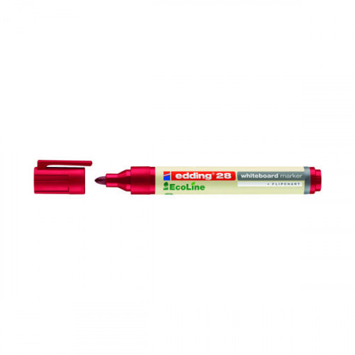 EDDING 28 ECOLINE DRYWIPE PK10 RED