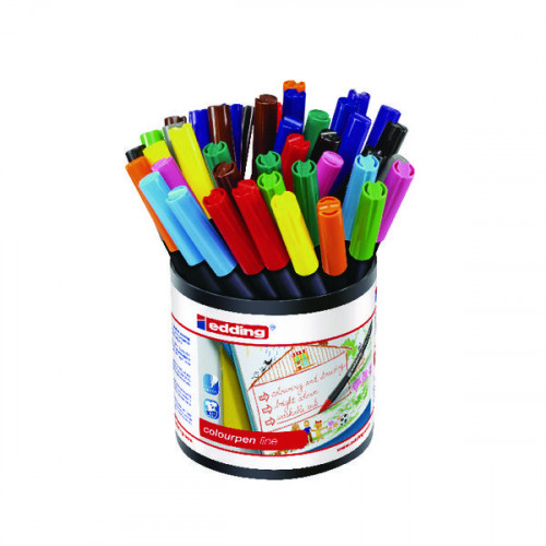 EDDING COLOURPEN FINE ASSORTED PK42