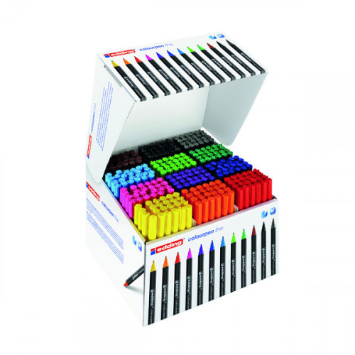 Edding Colourpen Fine Assorted (Pack of 288) 300460000