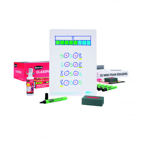 Show-me Whiteboard A4 Plain (Pack of 35) C/SMB