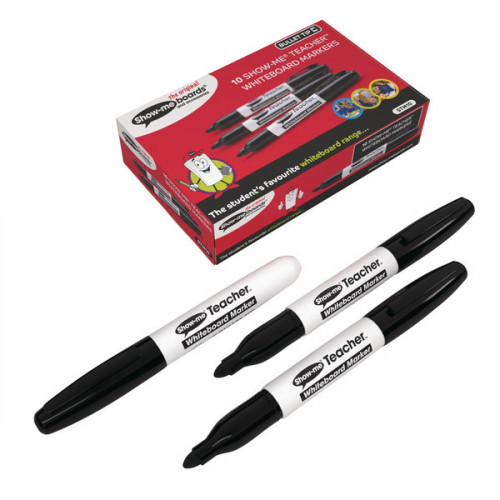 SHOW-ME ECO MARKERS BLACK 10
