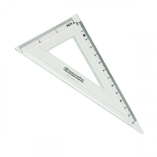 Classmaster 60 Degree Set Square Clear (Pack of 30) S60/30