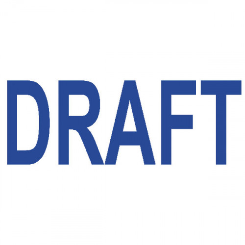 COLOP GREEN LINE STAMP DRAFT BLUE