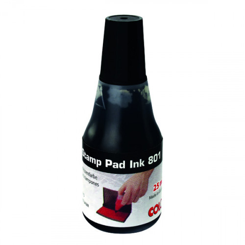 COLOP 801 STAMP PAD INK 25ML BLACK