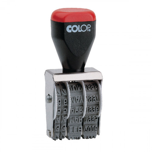 COLOP Date Stamp 5mm (3 letter month abbreviations and 12 consecutive year bands) 05000