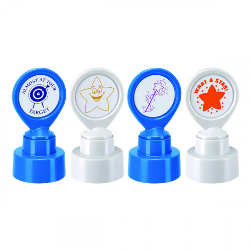 COLOP Motivational Stamp Assorted Pack A (Pack of 4) MOTIVPK1