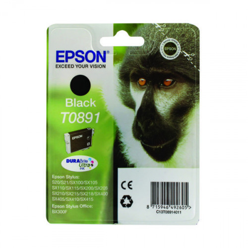 Epson T0891 Black Ink Cartridge C13T08914011 / T0891