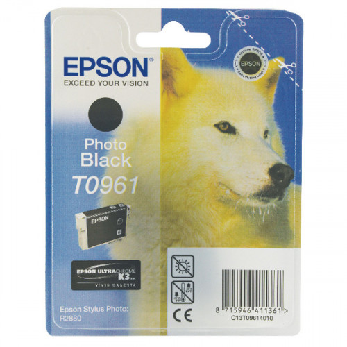 Epson T0961 Photo Black Ink Cartridge C13T09614010 / T0961