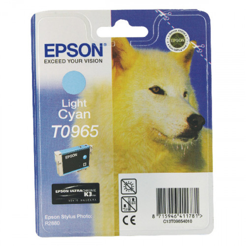 Epson T0965 Light Cyan Inkjet Cartridge C13T09654010 / T0965