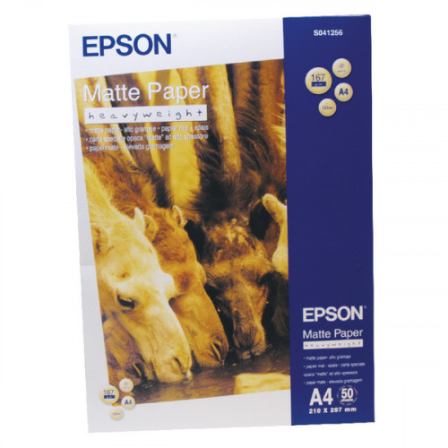 EPSON PPR A4 167GSM HVY WGHT PK50