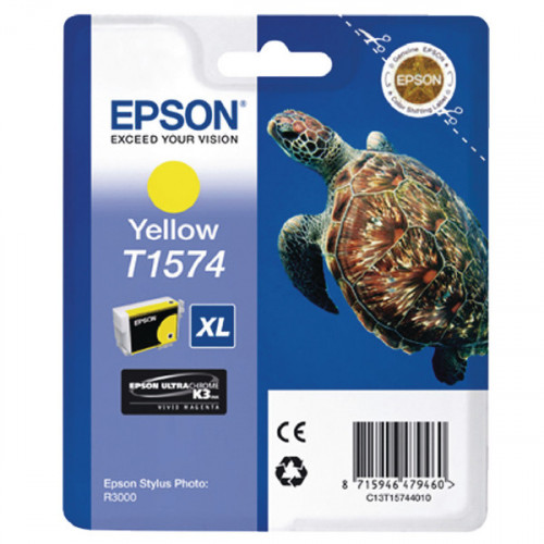 EPSON T1574 INK CART ULTRA CHRM YLW