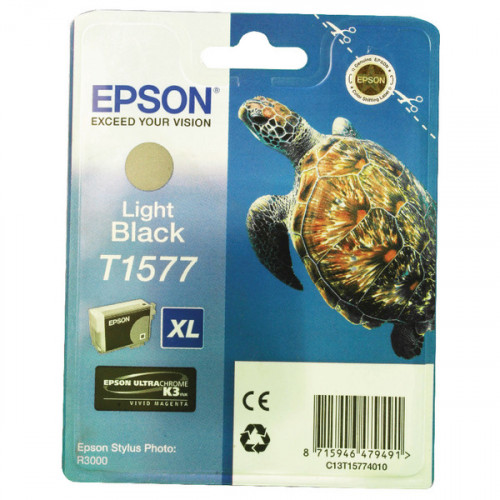 EPSON T1577 INK CART ULTRA LIGHT BLK