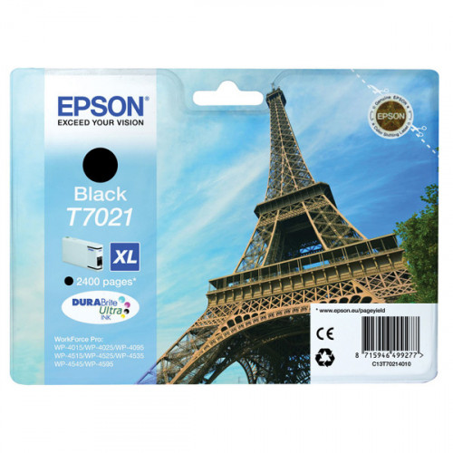 Epson T7021 High Yield Black Inkjet Cartridge C13T70214010 / T7021