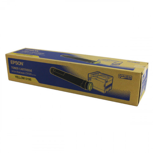 Epson AcuLaser C9100 Acubrite Yellow Toner Cartridge S050195 C13S050195