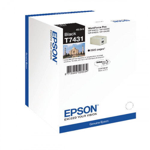 Epson T7431 Black Ink Cartridge C13T74314010 / T7431