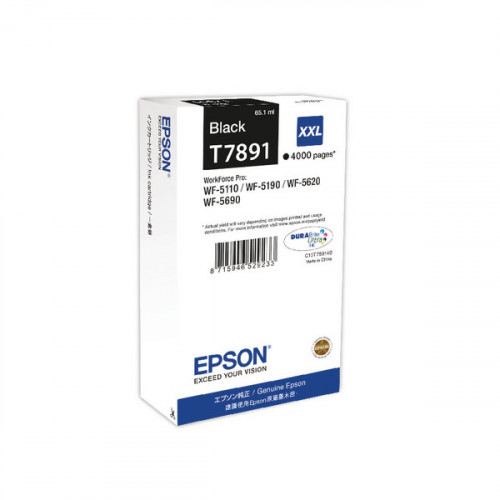 EPSON T7891 INK DURABRITE ULTXXL BLK