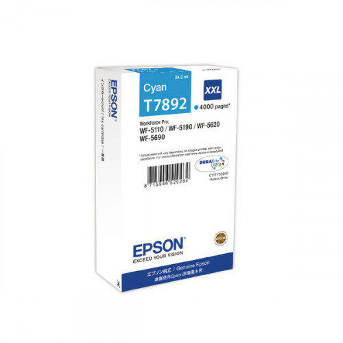 EPSON T7892 INK DURABRITE ULT XXL CY