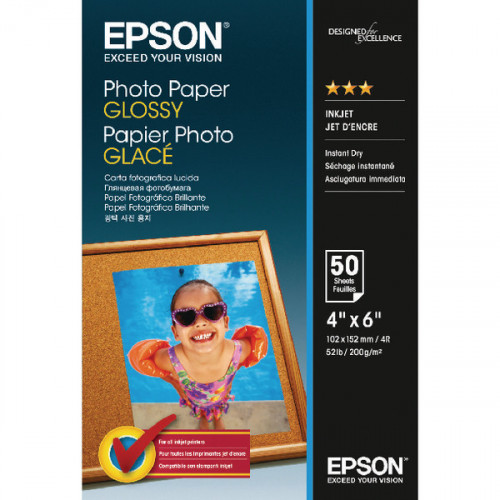EPSON PHOTO PAPER 10X15 200GSM PK50