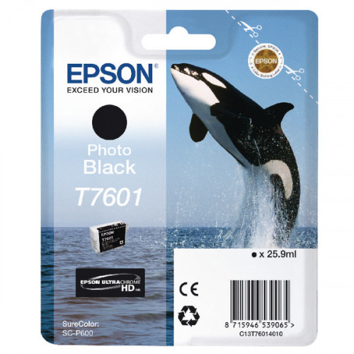EPSON T7601 INK ULT CHR HD PHOTO BLK