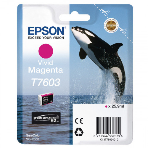EPSON T7603 INK ULT CHR HD VIVID MAG