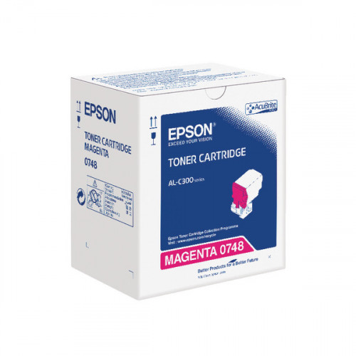 Epson S050748 Magenta Toner Cartridge (Capacity: 8800 pages) C13S050748