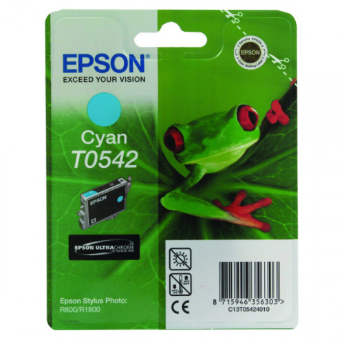 Epson T0542 Cyan Inkjet Cartridge C13T05424010