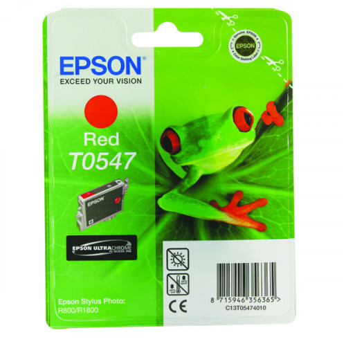 Epson T0547 Red Inkjet Cartridge C13T05474010 / T0547