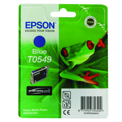 EPSON T0549 INK CART HI-GLOSS BLU