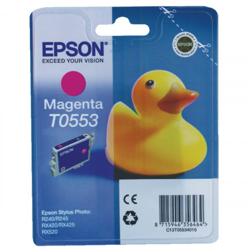 Epson T0553 Magenta Inkjet Cartridge C13T05534010 / T0553
