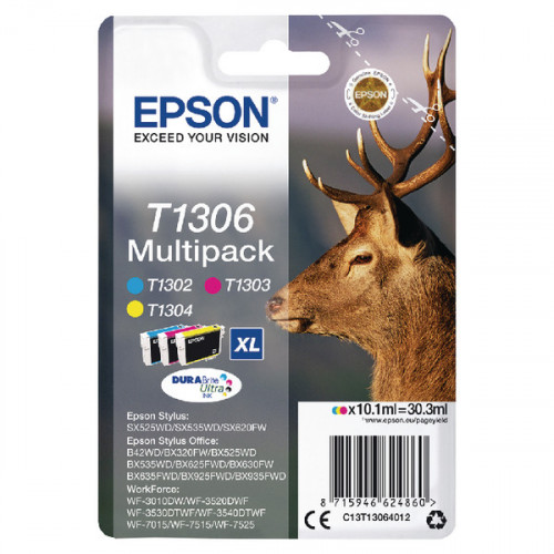 EPSON T1306 INK DURABRITE XHY CMY