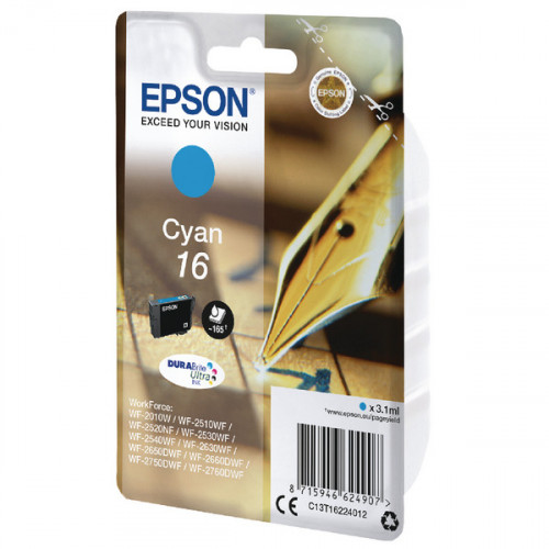 EPSON 16 INKJET CARTRIDGE CYAN