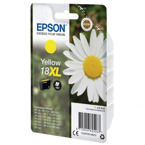 EPSON 18XL HOME INK CARTRIDGE YLW