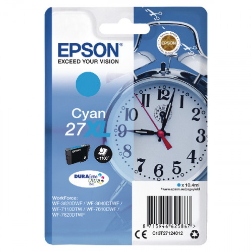EPSON 27XL INK CARTRIDGE CYAN