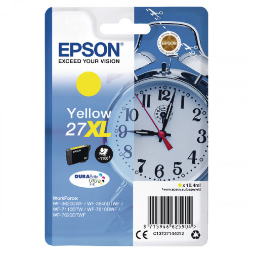 EPSON 27XL INK CARTRIDGE YELLOW