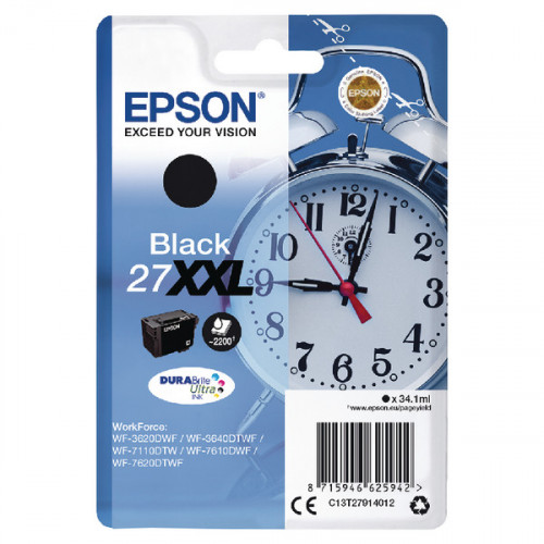 EPSON 27XXL INK CARTRIDGE BLACK