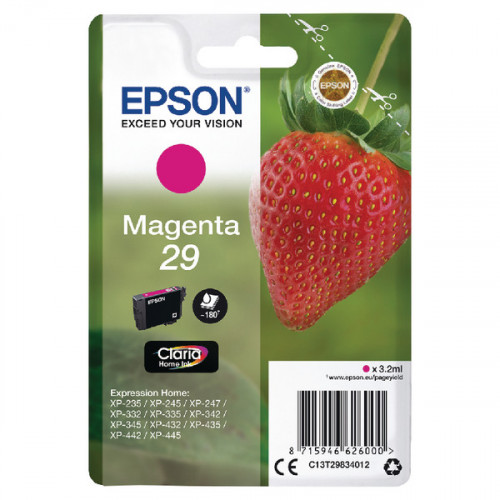 EPSON 29 HOME INK CARTRIDGE MAGENTA