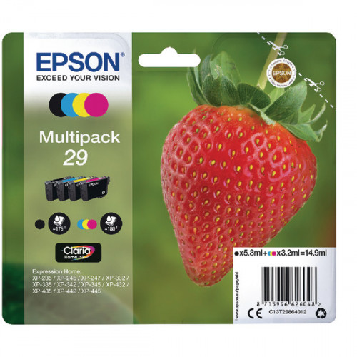 EPSON 29 INK CARTRIDGE MULTIPK CMYK