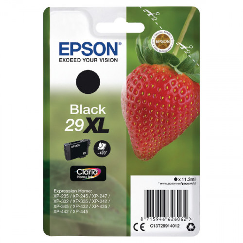 EPSON 29XL INK CARTRIDGE HY BLK
