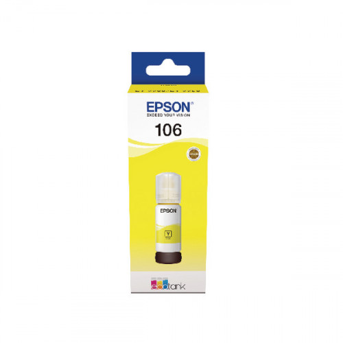 EPSON 106 INK BOTTLE ECOTANK YELLOW