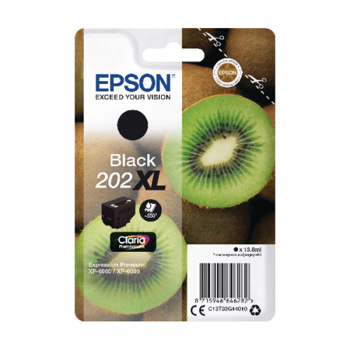 EPSON 202XL INK CARTRIDGE HY BLACK