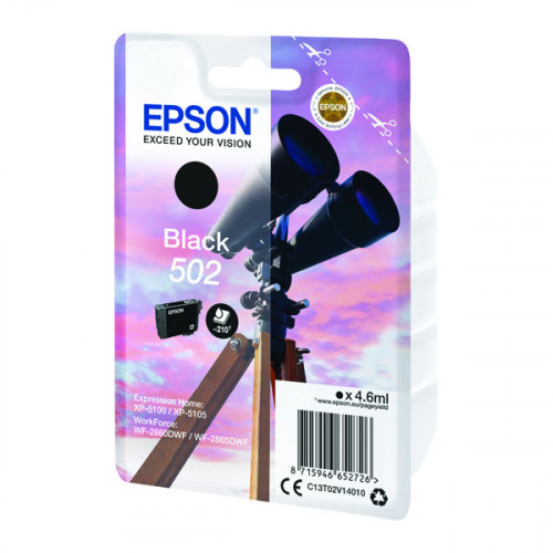 EPSON 502 INK CARTRIDGE BLACK