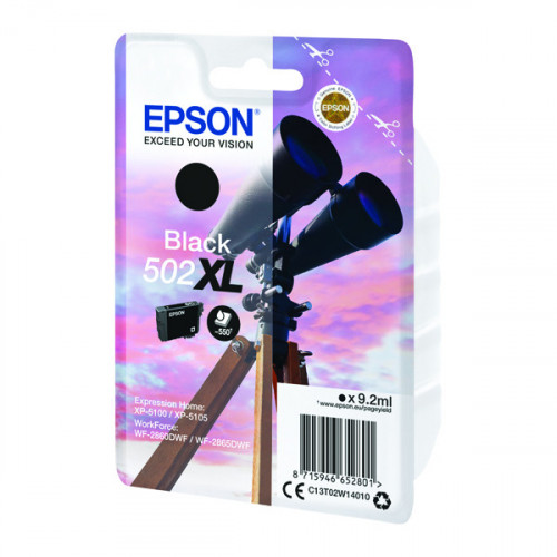 EPSON 502XL INK CARTRIDGE BLACK