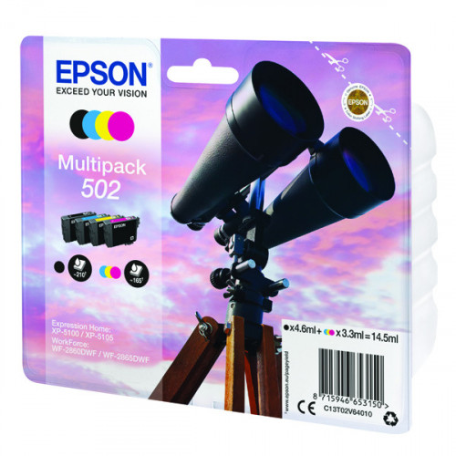 EPSON 502 INK CART MULTIPACK CMYK