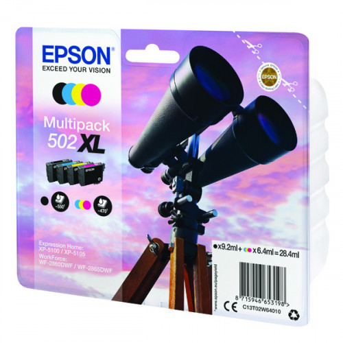 EPSON 502XL INK CART MULTIPACK CMYK