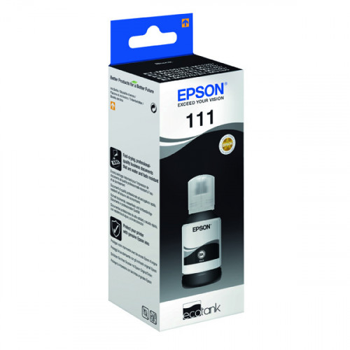 EPSON 111 INK BOTTLE ECOTANK BLACK