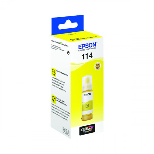 EPSON 114 INK BOTTLE ECOTANK YELLOW